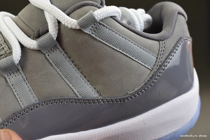 Cool Air Grey Jordan 11 Low 528895-003 0816